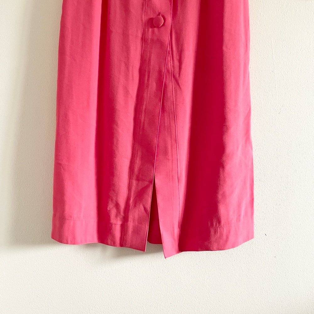 Sabina Musayev Isla Top Lucille Skirt Set Medium Midi Two Piece Hibiscus Pink - Picture 9 of 14